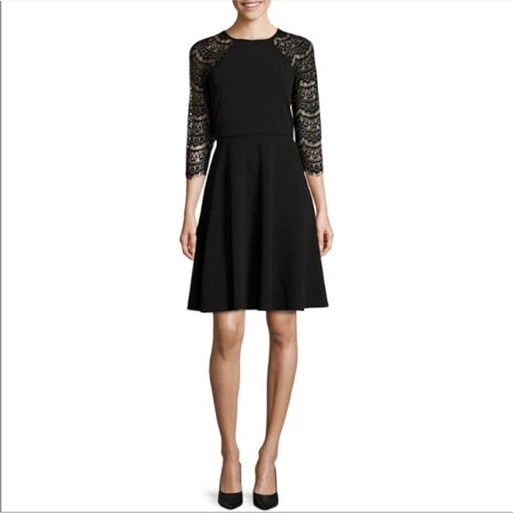 London Times black lace dress